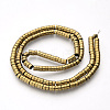Electroplate Non-magnetic Synthetic Hematite Beads Spacers Strands LS-G-Q486-73F-2