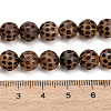 Tibetan Style dZi Beads Strands GG-NH0001-A02-8MM-5