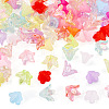 200Pcs 2 Styles Transparent & Frosted Acrylic Beads OACR-TA0004-72A-3