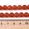 Frosted Natural White Jade Beads Strands G-T138-8mm-209G-5