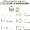 Unicraftale 304 Stainless Steel Jump Rings STAS-UN0017-23-4