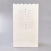 Hollow Candle Paper Bag CARB-WH0007-02-1