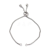 Stainless Steel Slider Bracelet Makings STAS-XCP0001-39-2