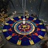 Flat Round Rubber Pendulum Altar Mats PW-WGD34B2-01-4