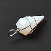 Opalite Gemstone Pendants G-D458-06P-04-RS-6