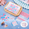 100Pcs 4 Styles Rectangle Plastic Cellophane Bags OPC-TA0001-04-4