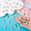 30Pcs Opaque Resin Pendants RESI-TA0004-94-6
