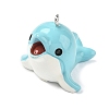 Marine Theme Opaque Resin Pendants RESI-P047-01C-P-1