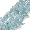 Natural Aquamarine Chips Beads Strands G-D0002-A02-1