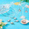 4Pcs Natural Pearl Pendants PALLOY-TAC0181-7