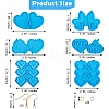 6Pcs DIY Pendant Silicone Molds DIY-SZ0006-45-2