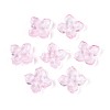 Baking Paint Transparent Glass Bead Caps DGLA-N014-03B-1
