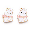 Alloy Enamel Pendants PALLOY-N170-035B-NR-2