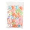 32Pcs UV Plating Rainbow Iridescent Acrylic Beads OACR-FS0002-14-6