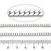 304 Stainless Steel Curb Chains CHS-A016-36P-A-2