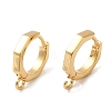 Brass Hoop Earrings Finding KK-M262-1A-G-1