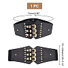 PU Leather Wide Elastic Corset Belts AJEW-WH0413-88A-2