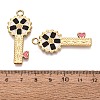 303 Stainless Steel Enamel Pendants STAS-Q110-34G-01-3