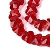 Transparent Glass Beads Strands GLAA-Q118-01A-B10-3