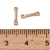 Ion Plating(IP) 304 Stainless Steel Links Connector Charms STAS-Q323-07RG-3