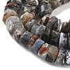 Natural Banded Agate Beads Strands G-K381-B01-4
