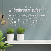 CREATCABIN 2Pcs Mirror Wall Stickers DIY-CN0002-02-6