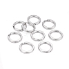Tarnish Resistant 304 Stainless Steel Keychain Clasps X-KEYC-D049-05-1