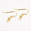 Brass Earring Hooks KK-S075-G-2