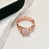 Triangle 925 Sterling Silver with Natural Moonstone Finger Rings FS-WGDF753-10-2