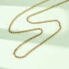 2.5MM 304 Stainless Steel Rolo Chain/Pea Chain Necklaces SA-CBA4160-23G-3