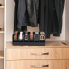 Bamboo Belt Organizer Holder with 6 Compartments AJEW-WH0166-77B-6