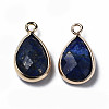 Natural Lapis Lazuli Pendants G-Q998-033D-2