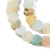 Natural Flower Amazonite Beads Strands G-M403-A34-02-4