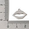 Non-Tarnish 304 Stainless Steel Charms STAS-L022-307P-3