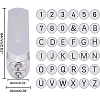 Iron Metal Stamps Set AJEW-BC0005-92-2
