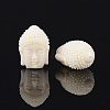 Buddha Head Resin Beads X-RESI-S046-17-2