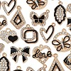 24Pcs 12 Styles Alloy Enamel Pendants ALRI-FS0001-04-2