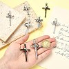 8Pcs 8 Styles Tibetan Style Alloy Big Pendants FIND-CJ0005-85-4