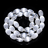 Dyed Natural Selenite Beads Strands G-T138-233A-2