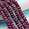 Synthetic Imperial Jasper Dyed Beads Strands G-D077-E01-01E-2