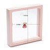 Square Transparent PE Thin Film Suspension Jewelry Display Box CON-D009-01C-04-4