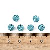 Polymer Clay Rhinestone Beads RB-H284-6MM-Half-202-3
