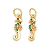 Brass Micro Pave Cubic Zirconia Charms KK-H093-17B-G-1