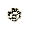 Tibetan Style Alloy 4-Petal Bead Caps TIBE-0561-AS-LF-2