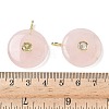 Natural Rose Quartz Pendants G-I391-02G-02-3