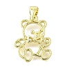 Brass Pendants KK-V007-27G-1
