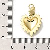 Rack Plating Brass Enamel Pendants KK-I720-27G-04-3