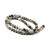 Natural Tree Agate Round Gemstone Beads Strands X-G-R255-6mm-5