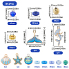 Ocean Theme DIY Beads & Pendants Jewelry Making Finding Kit DIY-SC0025-36-2