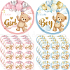 Flat Round Self-Adhesive Stickers DIY-WH0928-002-1
